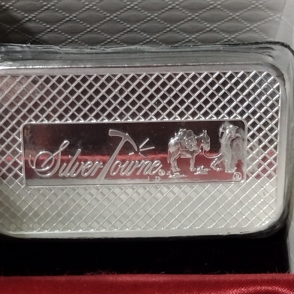 999🥈 Silver 5 Ounces Ignot from Silvertown NWT - Picture 2 of 9